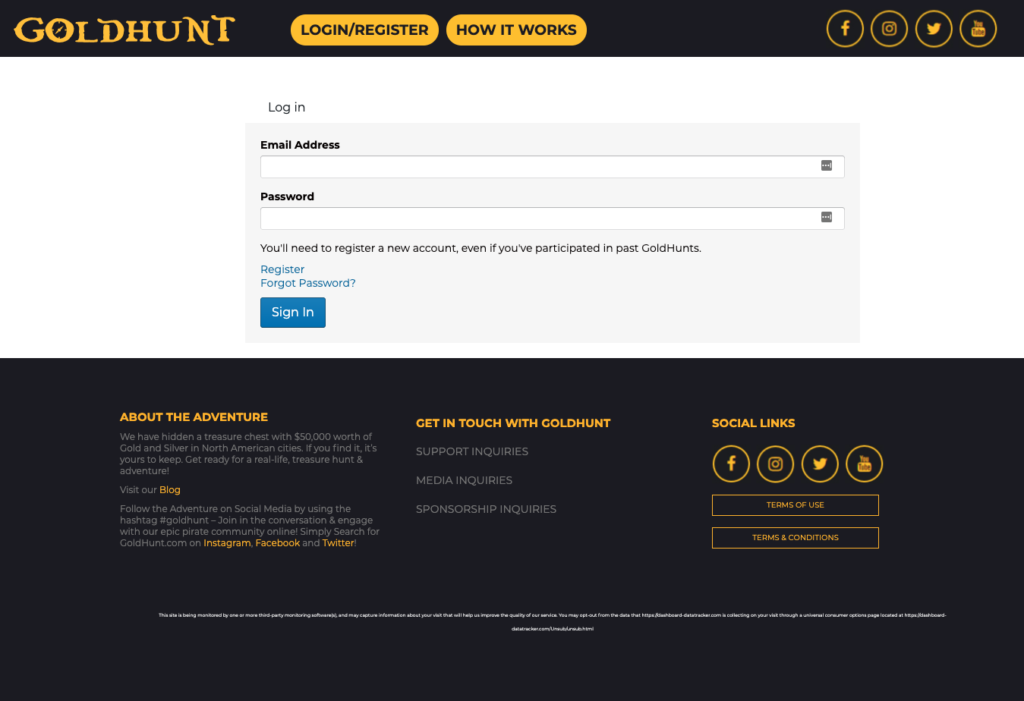 GoldHunt Screenshot